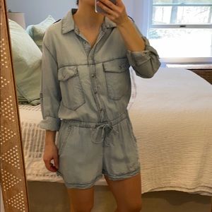 Sanctuary chambray romper